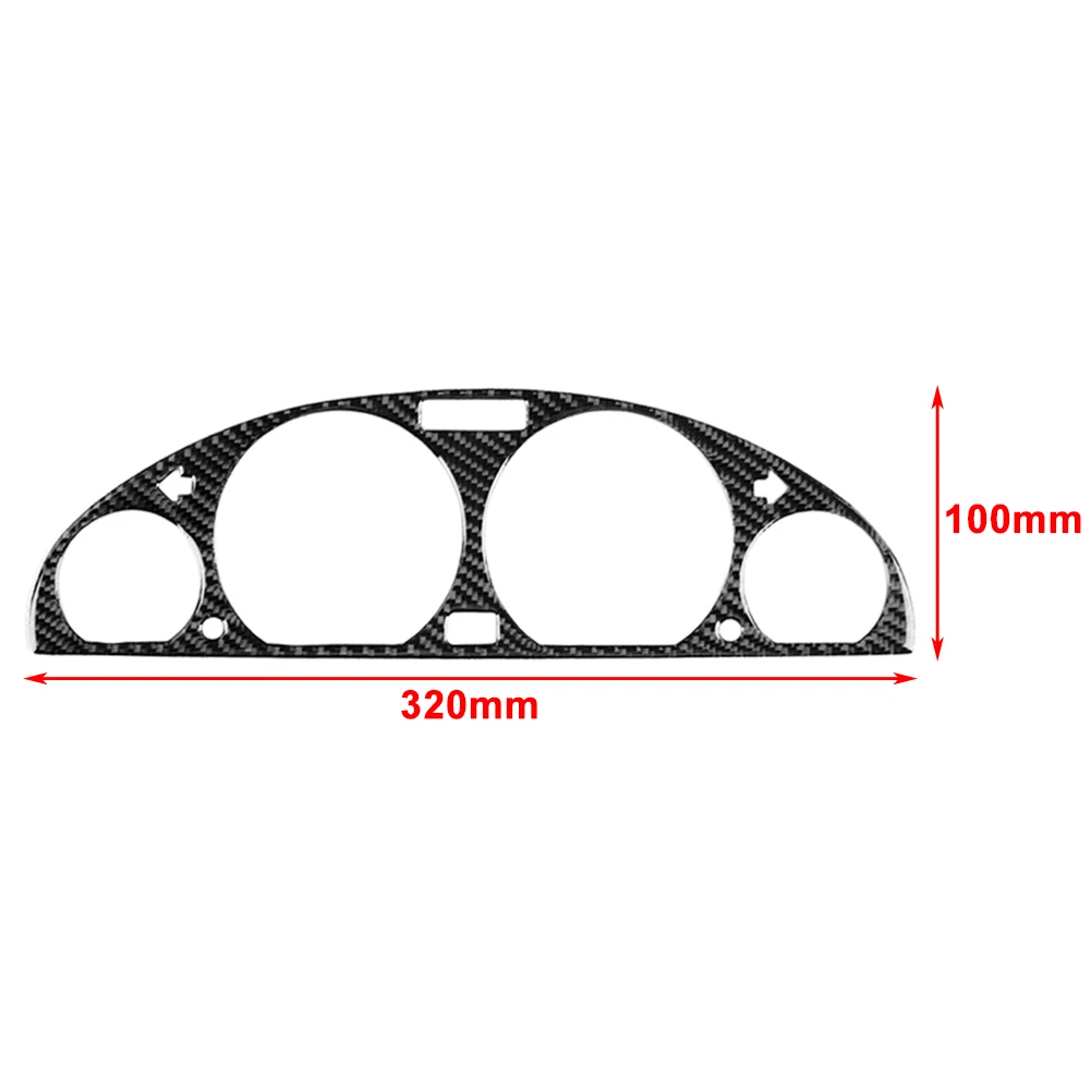 Углеродное волокно крышка приборной панели автомобиля накладка украшение для BMW