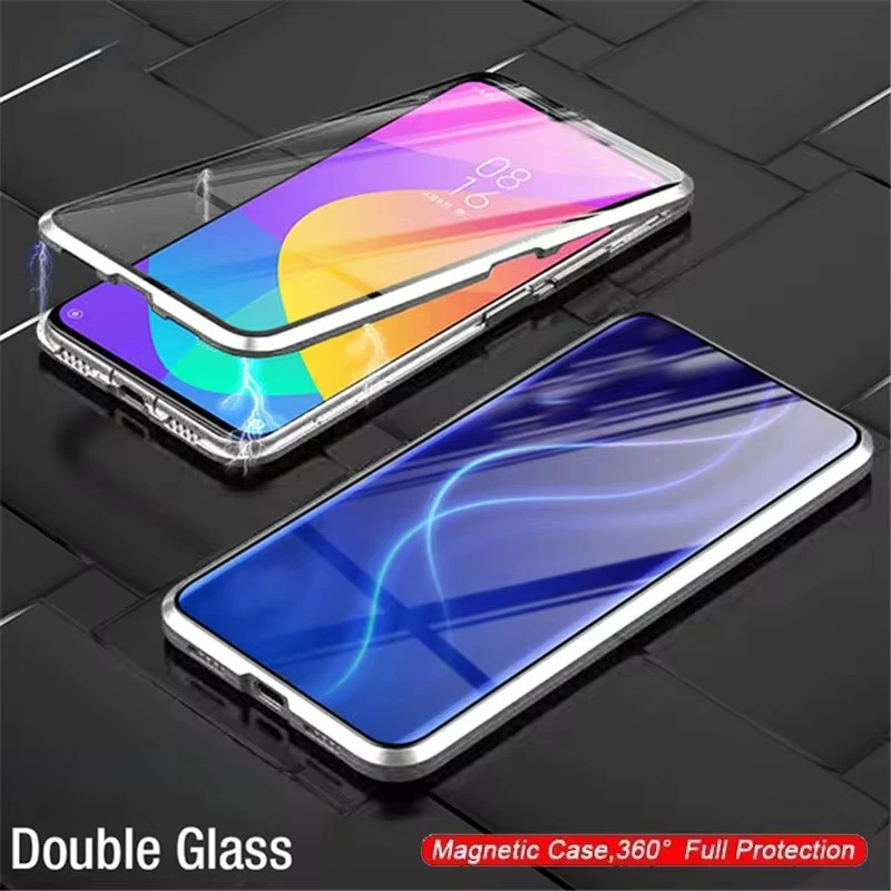 Фото Чехол для Honor 400 Pro, двухсторонний магнитный стеклянный бампер для Honor 400 Lite 400Pro Honor400Pro, металлический магнитный чехол для телефона, чехол №4