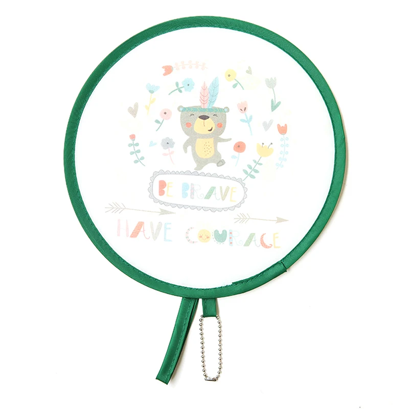 

1pc Nylon Portable Folding Fan for Party Gift Fan Cool Summer Lovely Hand Fans for Women