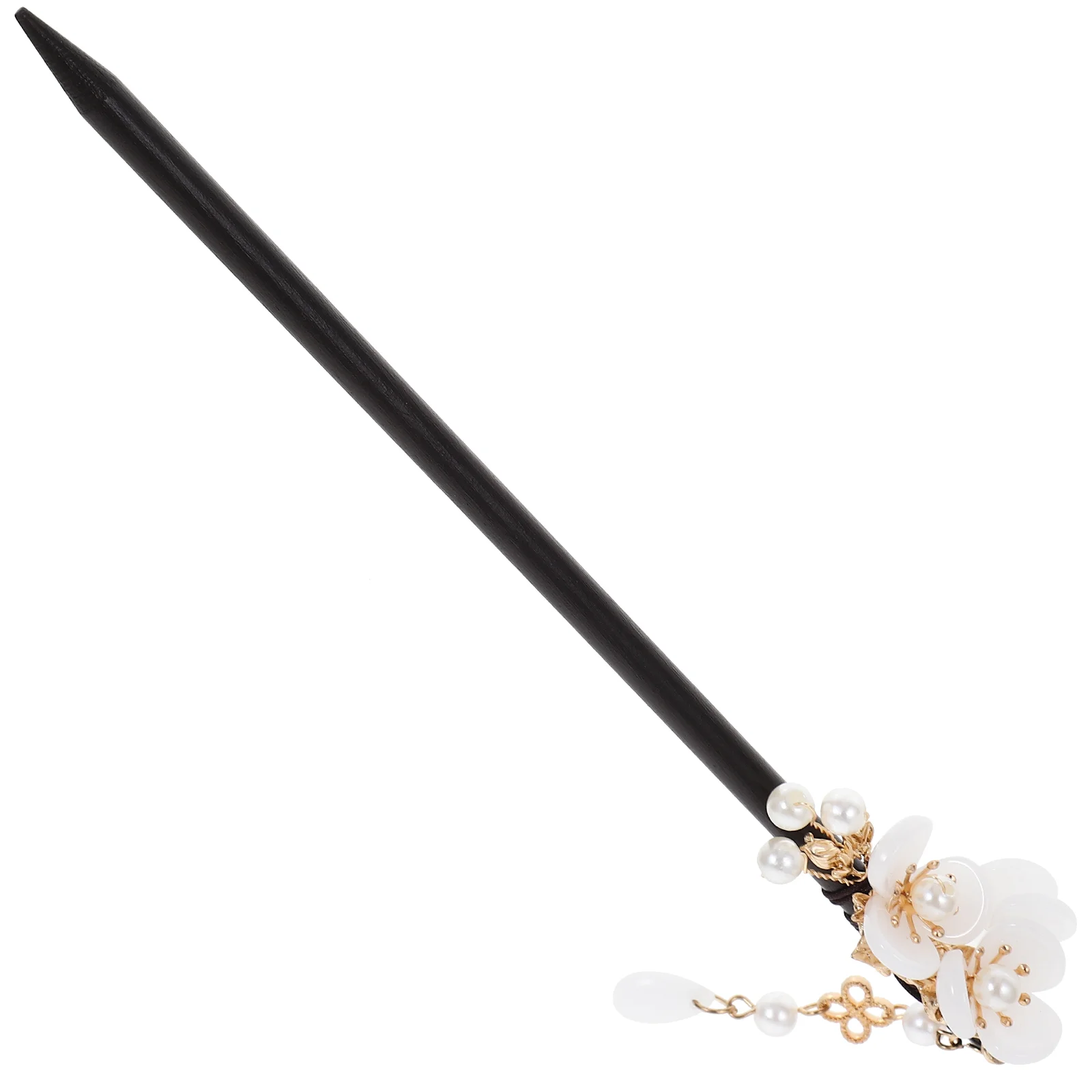 

Chinese Flower Hair Sticks Wooden Hair Chopsticks Vintage Hair Pin Japanese Hair Forks Long Hair Sticks Girl Hair