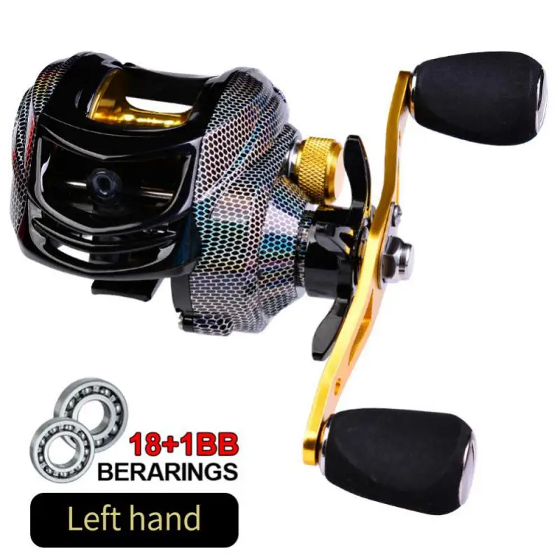 

7.2:1 6+1BB Fishing baitcasting Reel 10KG power Low Profile Line Counter Fishing Tackle Gear with Digital Display