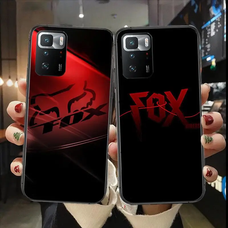 

Motorcycle Racing Foxes Phone Case For Redmi 9 9A 7A 10 8A 10A 8 Note 11 10S 7 11S Plus POCO X3 Pro Luxury Design Fashion Cover