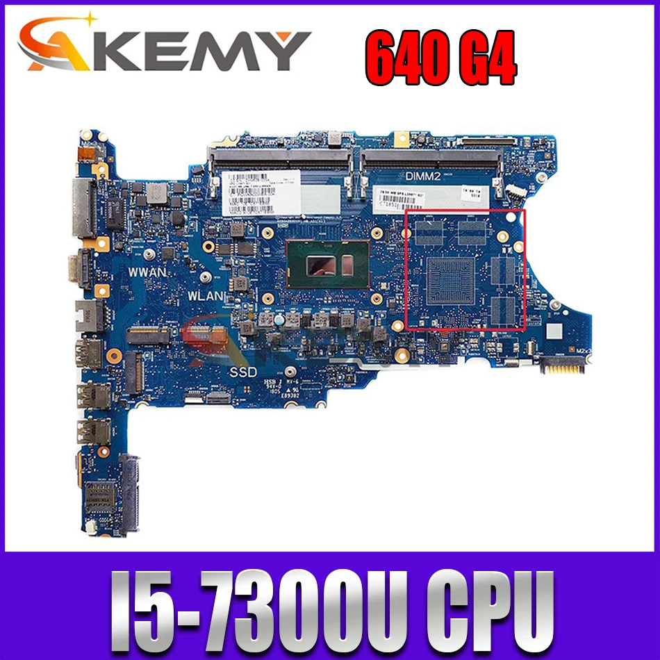 

For HP Probook 640 G4 I5-7300U Laptop Motherboard L09566-001 L09566-601 Fully tested