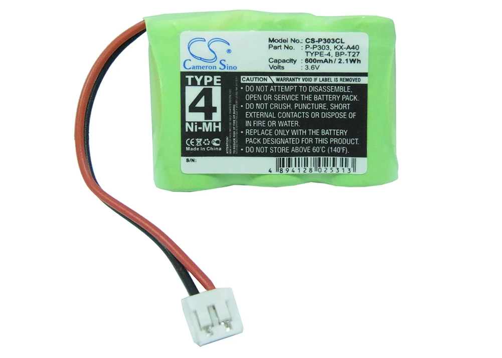 Аккумулятор Cameron Sino 600mA для AT&T 4100 4110 4200 4210 4225 4291 4300 4305 4310 4315 4320 4325 4330 Nomad 5300