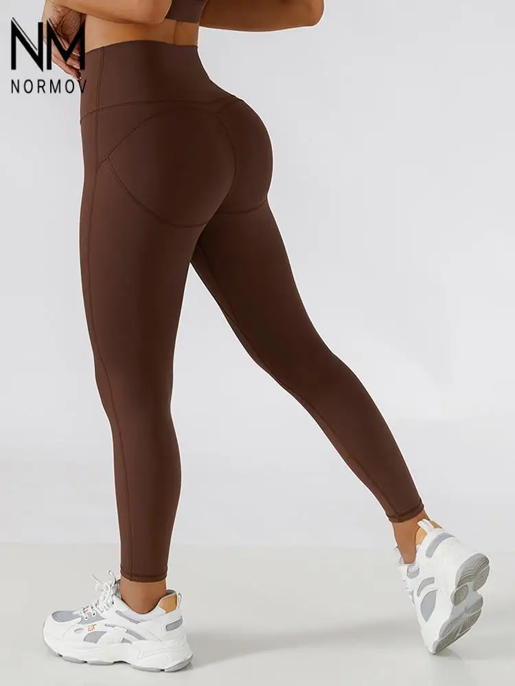 

NORMOV Patchwork Leggings Women Zipper Fitness Breathable High Waist Legging Casual Sports Skinny Elastic Slim Leggins Female