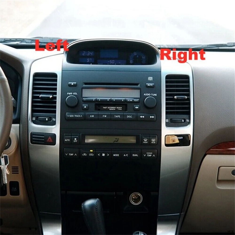Left+Right Dashboard Air Vent Panel For Toyota Land Cruiser Prado 120 2003-2009 55474-60040 55475-60040