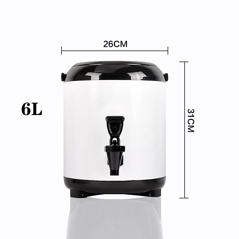 

Commercial stainless steel heat insulation barrel kitchen milk tea barrel