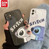 bandai stitch 2022 new for iphone 12 12 pro 12 pro max couple lovely cover iphone11 pro max x xs max xr silicone drop case