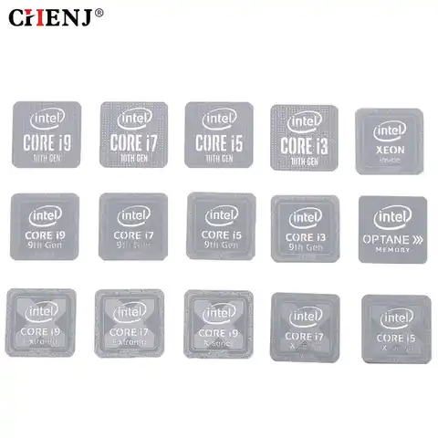 Металлическая наклейка 10-го поколения для процессора Intel Core I9 I7 I5 I3 наклейка с логотипом для ноутбука наклейка для дома школы офиса наклейка ...