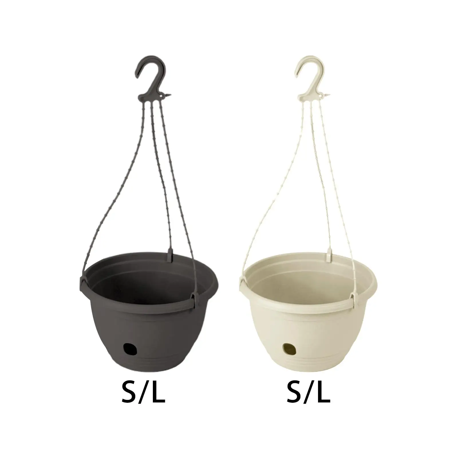 

Hanging Planters Self Watering with Detachable Hanger for Holiday Gift Decor