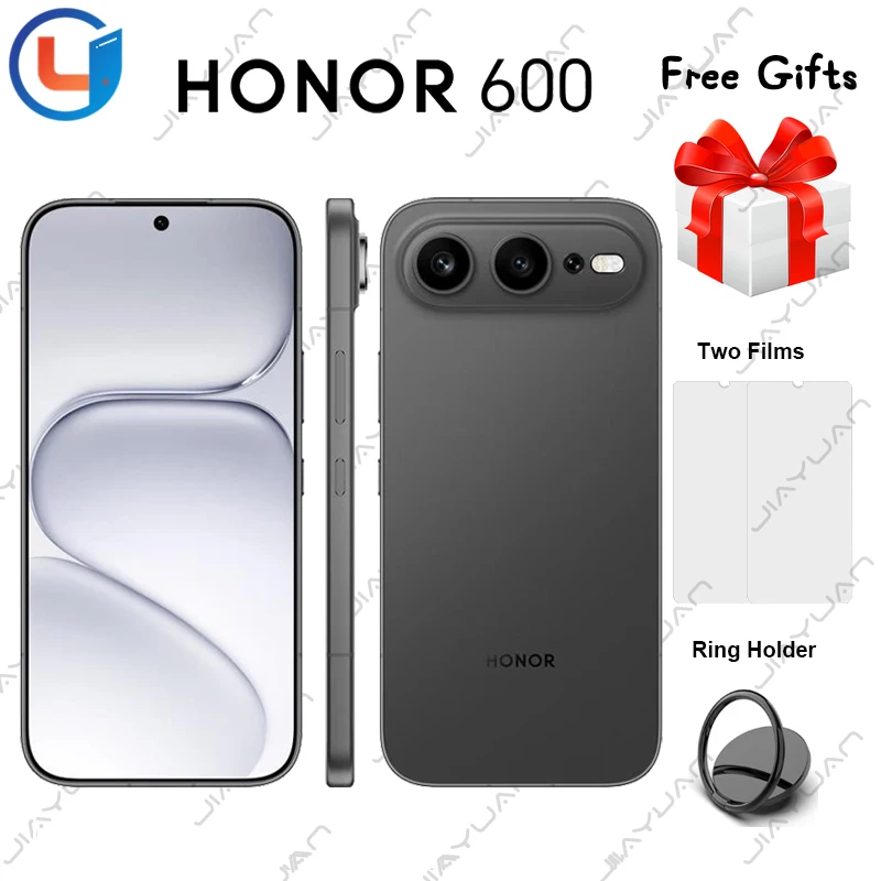 Фото Смартфон HONOR 600 с экраном 6,57 дюйма 120 Гц, процессором Snapdragon 7 Gen 4, камерой 200 МП, аккумулятором 8600 мАч, быстрой зарядкой 80 Вт (китайская версия) №1