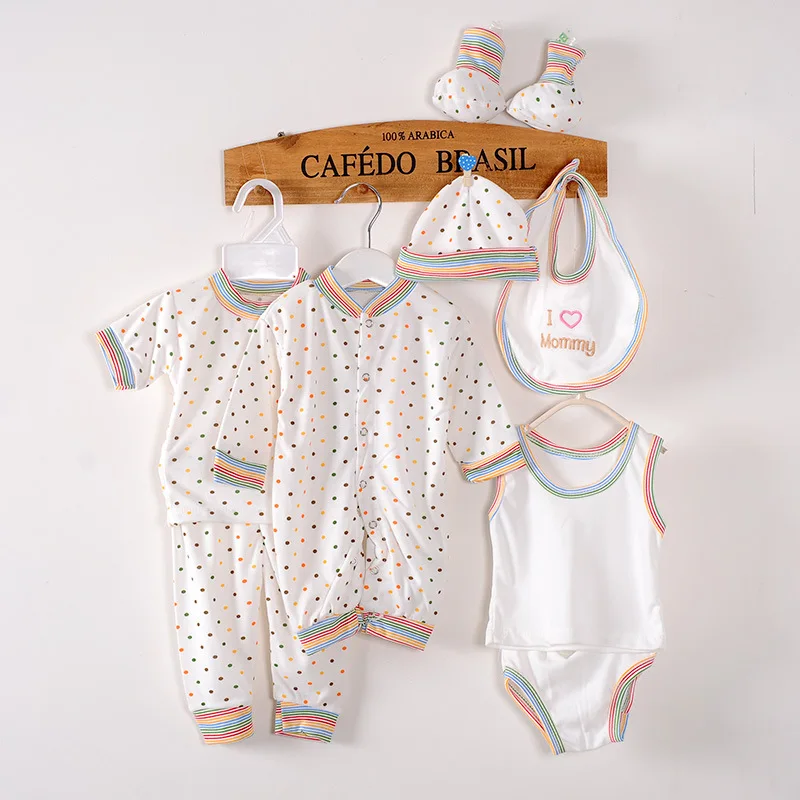 

(8pcs/pack) Newborn baby boy clothes children baby girl outfits 0-3 month Good quality baby clothing set infant bebek giyim gift