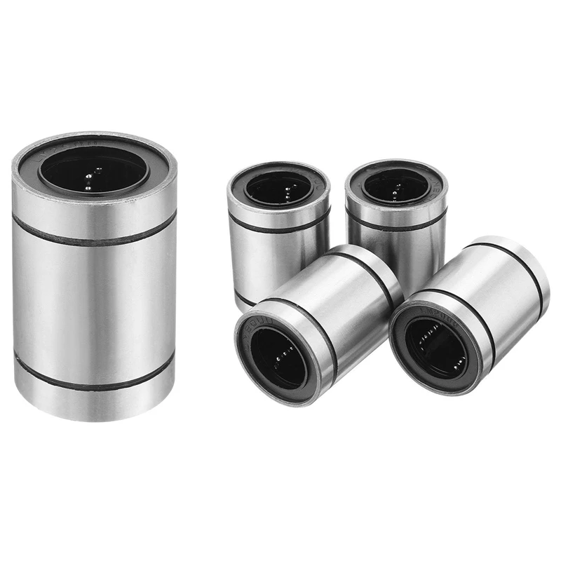 

Hot 5 Pcs Double Side Rubber Seal Linear Motion Ball Bearing Bushing LM25UU 25Mmx40mmx59mm & LM20UU 20X32x42mm