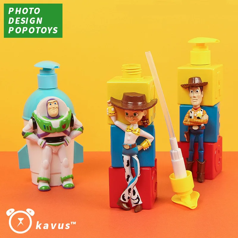 

2022 диснеевский Базз Lightyear Вуди История игрушек мультяшный Лосьон Для ванны и дезинфицирующее средство для рук в бутылках отдельно мебель дл...