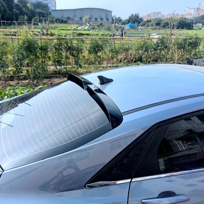 Фото Для Hyundai Elantra Avante CN7 Спойлер 2020+ такновый задний поzyby wargi задний skrzydła ABS пластиковый черный комплект do tunin №2