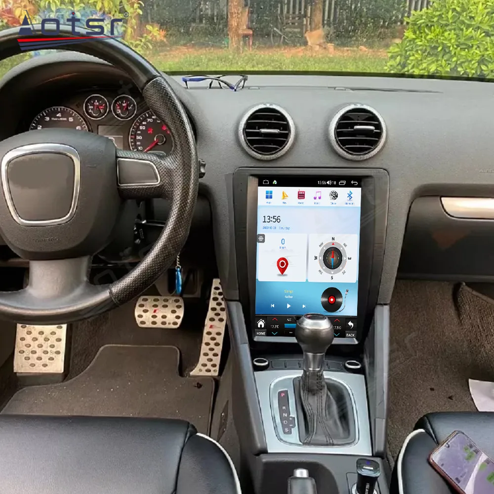 8 + 256G Android 12 Tesla автомобильный радиоприемник для Audi A3 2008 2009 2010 2011 2012 Carplay GPS аудио