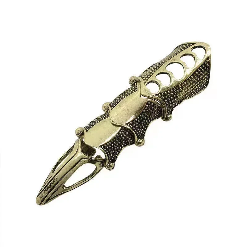 

European and American fashion creativity retro armor joint exaggerated personality opening ring