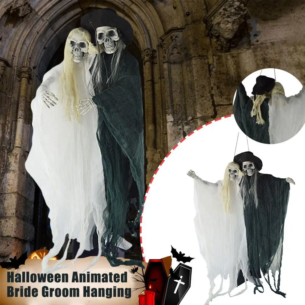 

Halloween Decorations Ghosts Haunted House Bar KTV Decorations Halloween Cloaks Prop Hanging 2023 Horror Atmosphere Ghost B7S1
