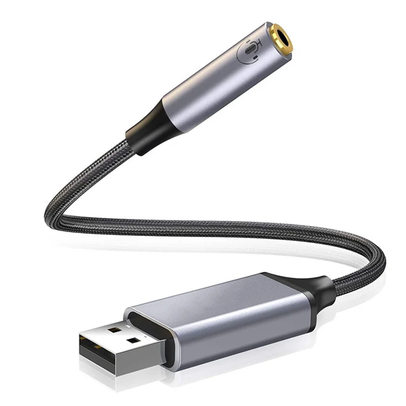 

2 в 1, аудио-адаптер с USB на 3,5 мм, 24 бит, 96 кГц