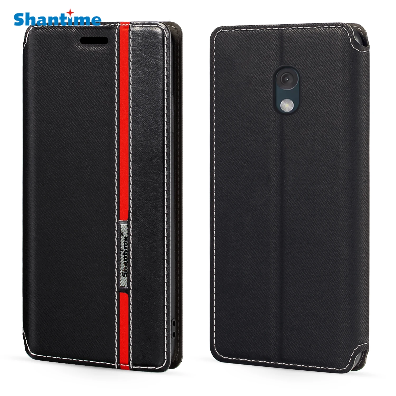 Чехол для Nokia 225 4G 2024 модный разноцветный кожаный флип-чехол с магнитной застежкой