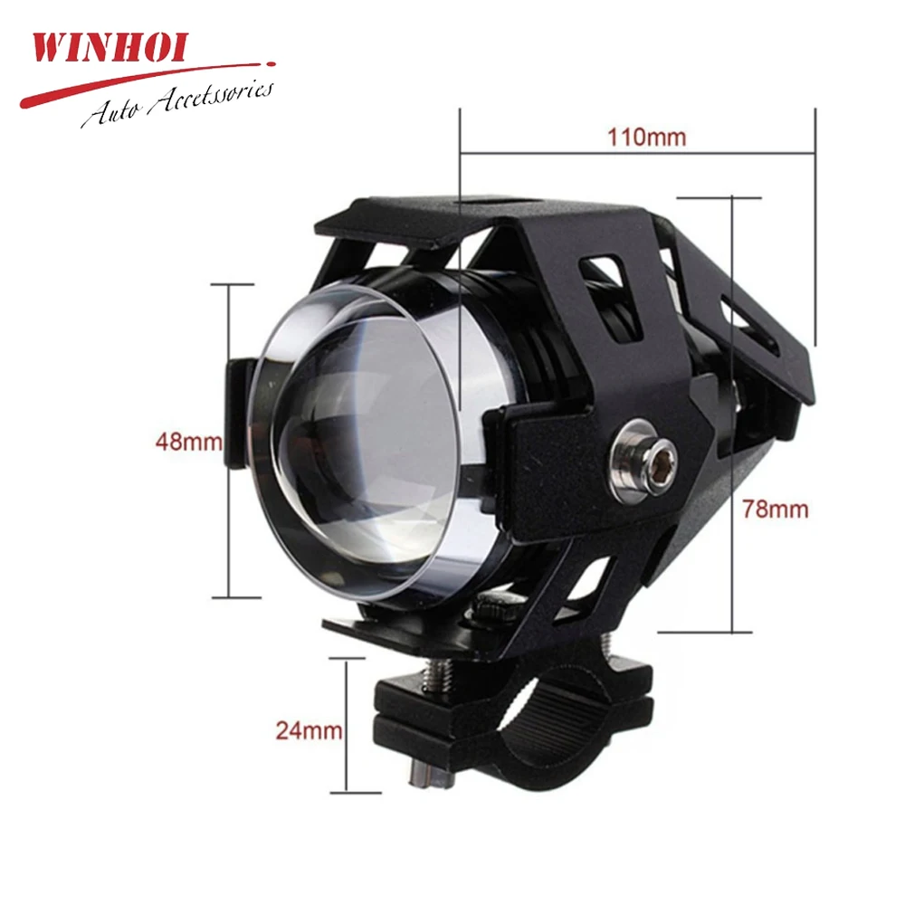 Мотоциклетная светодиодная противотуманная фасветильник с переключателем