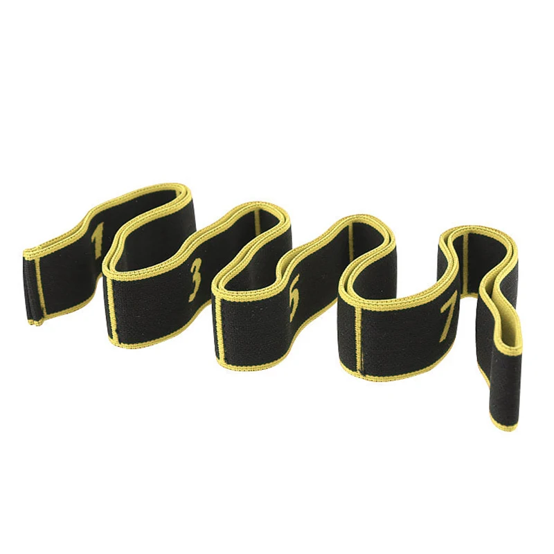 

NEW 8 Grid Digital Position Elastic Band Stretch Belts for Fitness Yoga Latin Dance