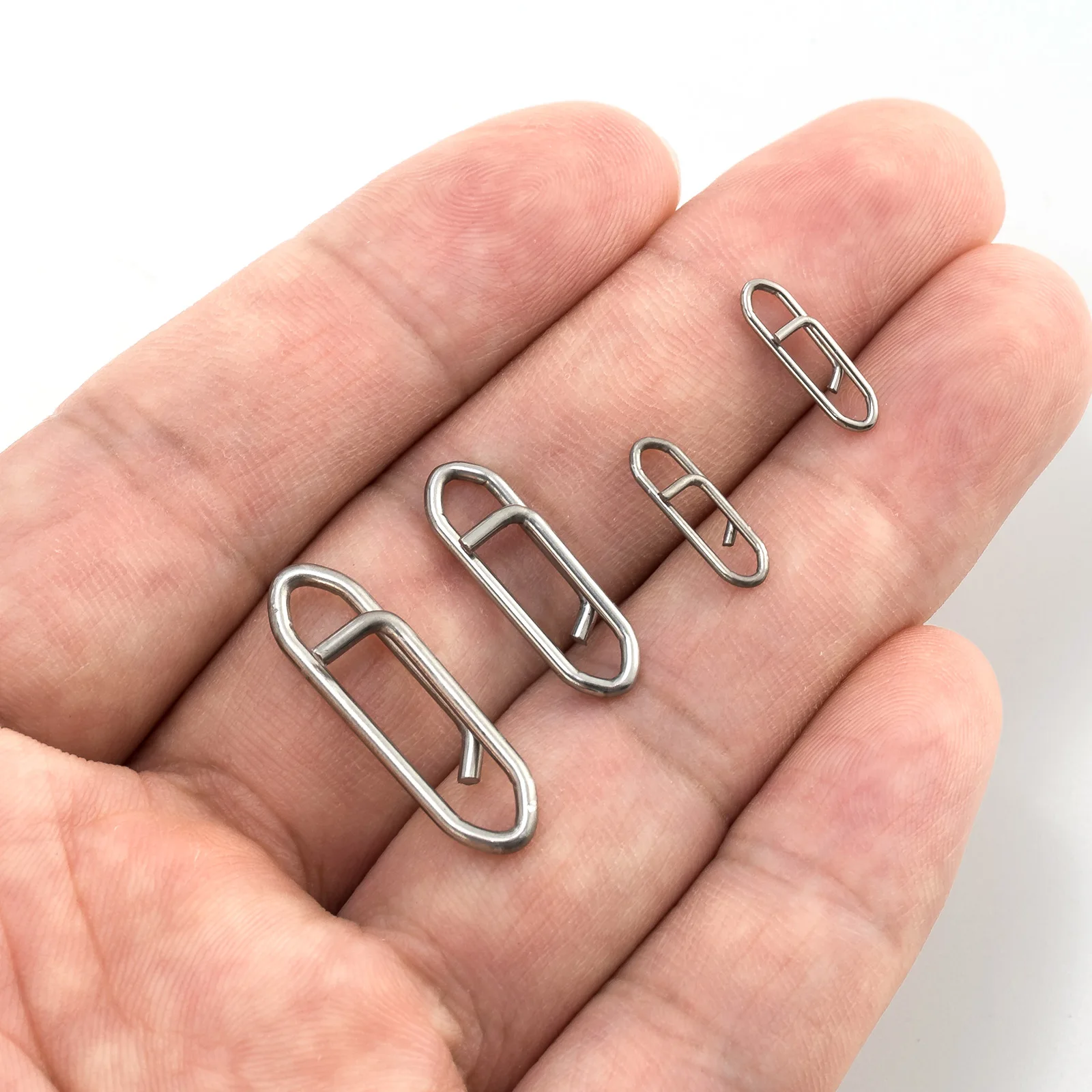 100 шт. рыболовные зажимы из нержавеющей стали