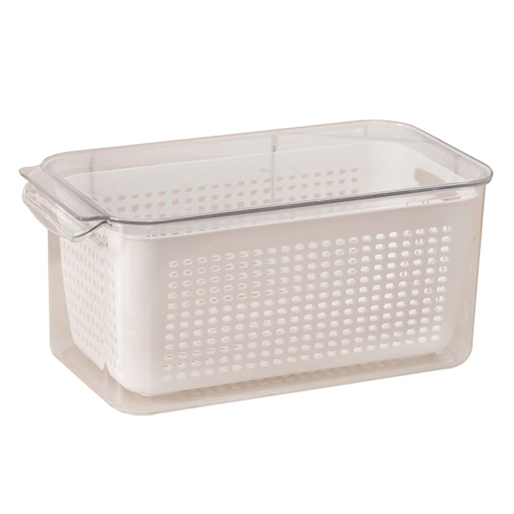 

1Pc Household Fuit Storage Crisper Sealed Box Kitchen Storage Box Random Style