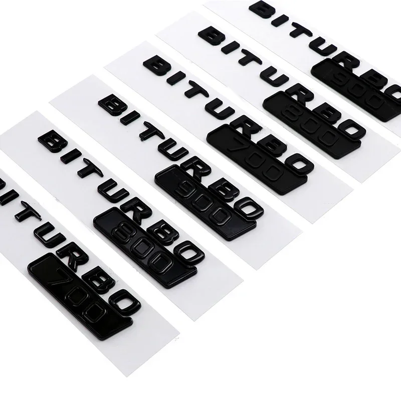 Боковая эмблема кузова автомобиля задняя наклейка внешняя для Mercedes Benz BITURBO 700 800 900