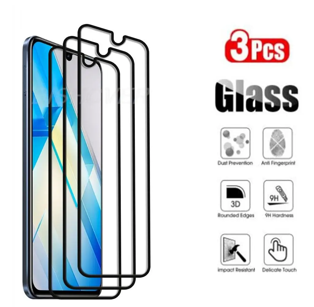 Закаленное стекло для Infinix Note 12 G88 6 7 дюйма X663 X663C X663D 2022 Защитная пленка экрана
