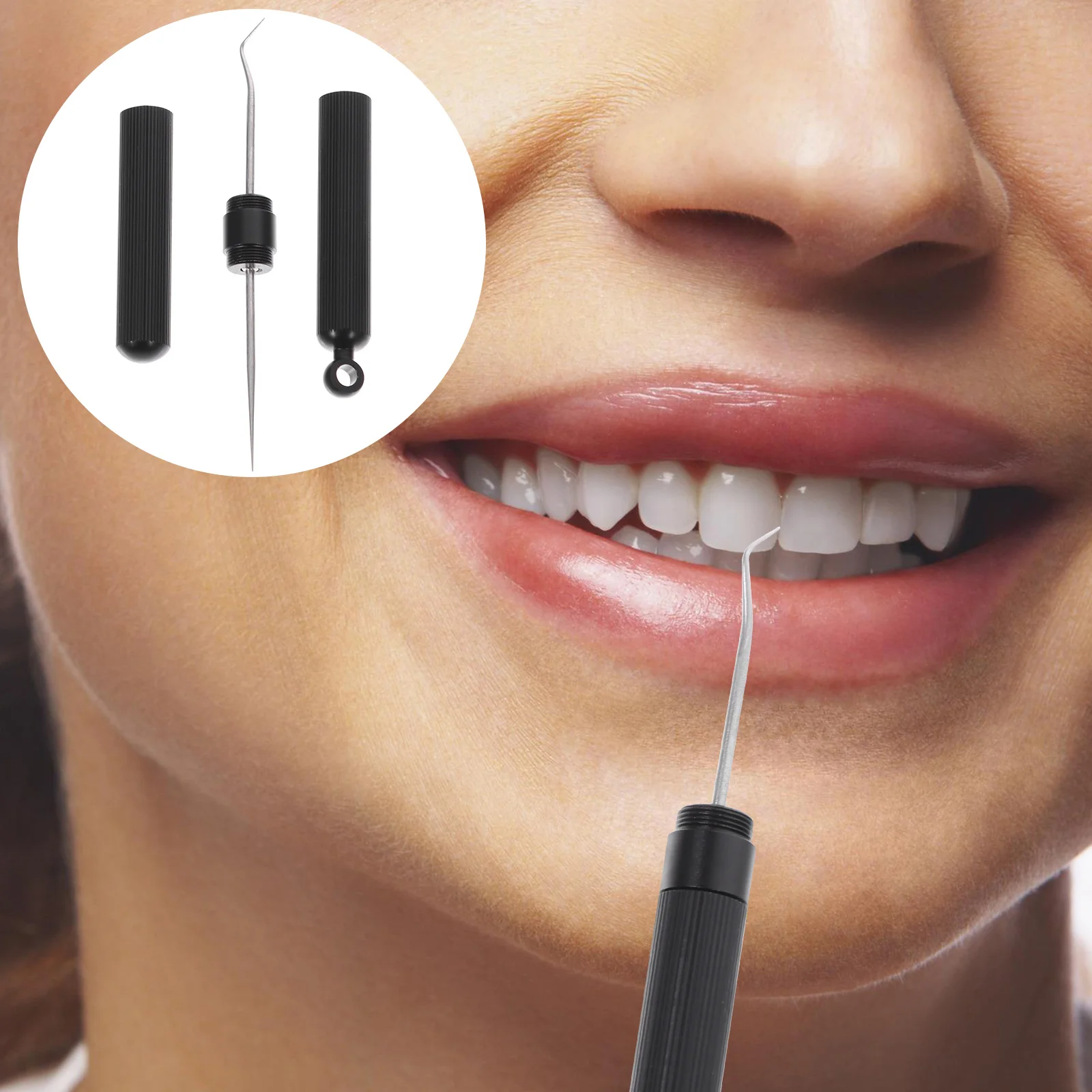 

Waterproof Suit Tooth Flosser Picks Toothpick Case Toothpick Holder Keychain Picks Waterproof Pocket Toothpick Box