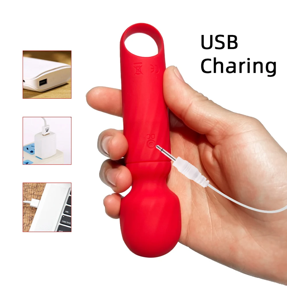 Мини-вибратор для точки G 12 режимов стимуляция Вагины и клитора Женская мощная