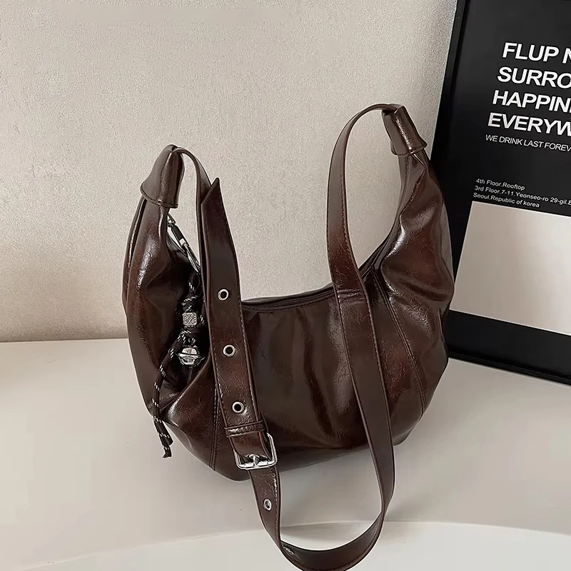 Сумка для пельменей из искусственной кожи женские сумки через плечо новинка 2025