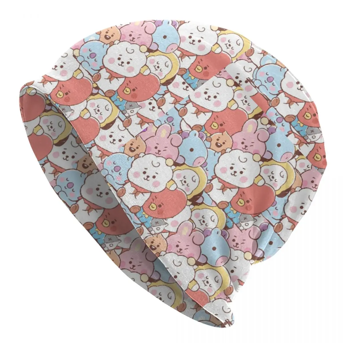 

BT 21 символ зимние облегающие шапки головной убор шапка унисекс популярные зимние шапки рождественские подарки идея