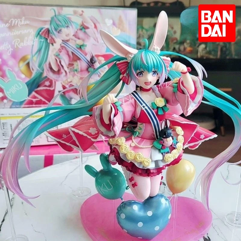

WING Spiritale Figures Hatsune Miku Birthday 2021 Pretty Rabbit Ver. PVC Anime Action Collection Ornament Model Toy