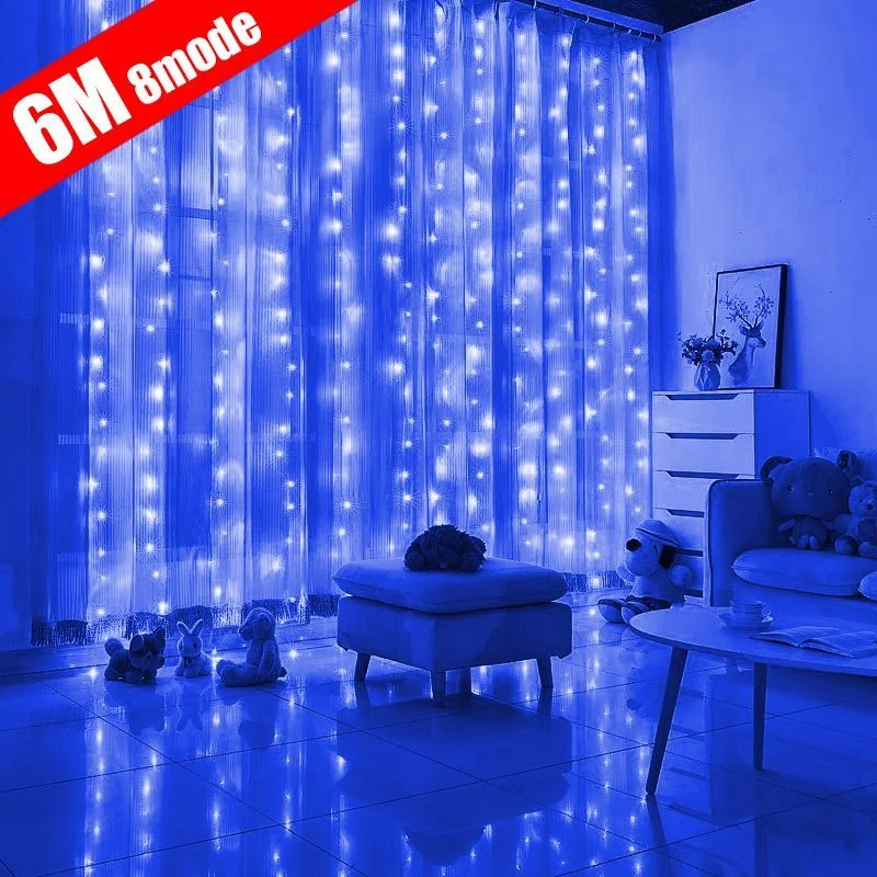 

3/4/6M USB LED Curtains Festoon Led Light Garlands Christmas Lights Christmas Decorations String Lights New Year Street Garland