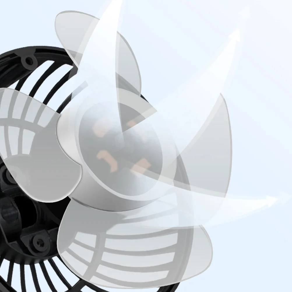 Портативный вентилятор для автомобильной приборной панели вращающийся на 360