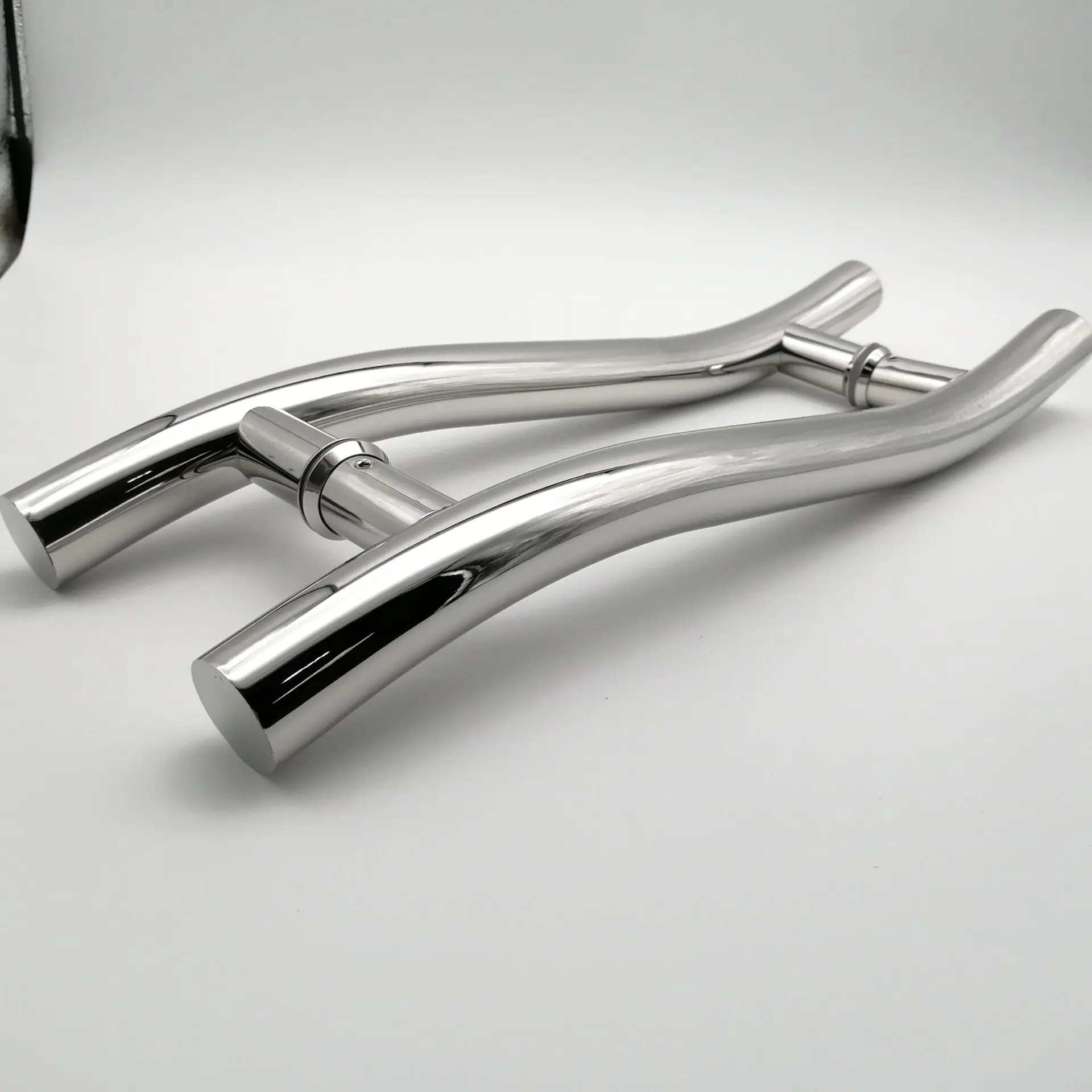 Kensharp из нержавеющей стали S-образной формы изогнутая алюминиевая дверь в рамке