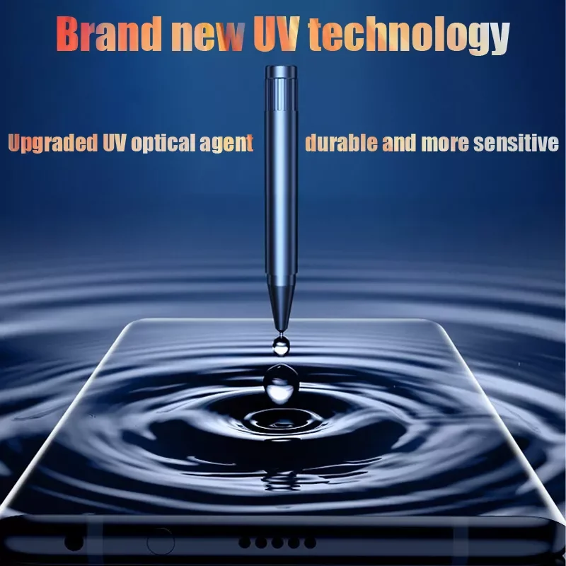 UV Tempered Glass For Xiaomi Mi MIX4 11 Ultra Pro Lite Screen Protector XiaoMi Note 10 No Round Hole Liquid Glue Full Cover