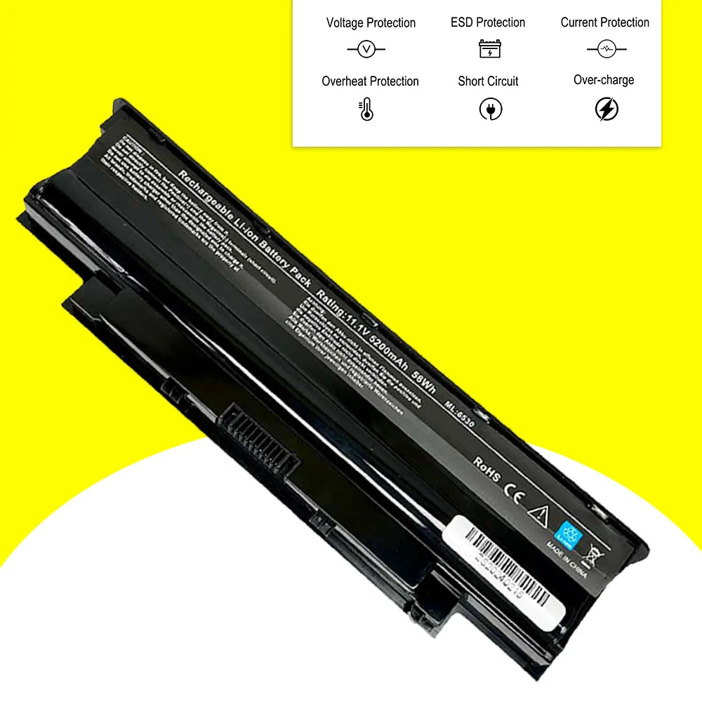 J1KND для DELL Inspiron N3010 N4010 N5010 N7010 N4050 N5050 N4110 N5110 N7110 M501 M501R M5010R аккумулятор ноутбука 11 1 В