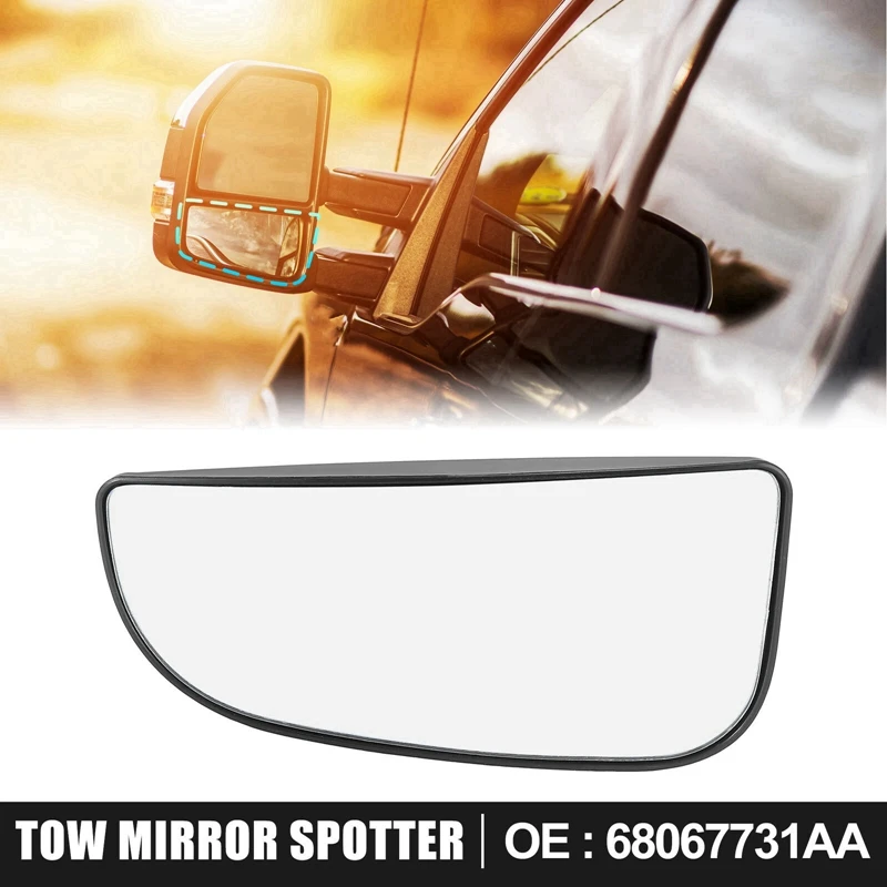

Водитель/левая сторона зеркала заднего вида точечное стекло объектив для Dodge Ram 1500 2500 3500 4500 5500 2009-2020 68067731AA