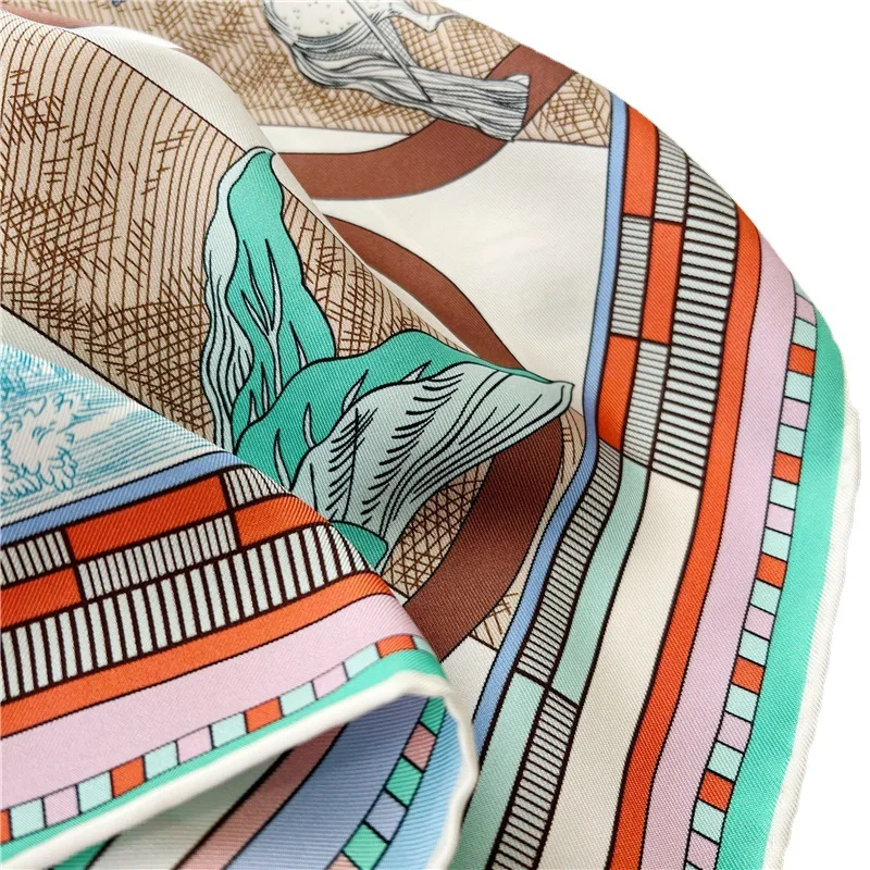 Рисунок 2 - Двусторонний шарф из чистого шелка