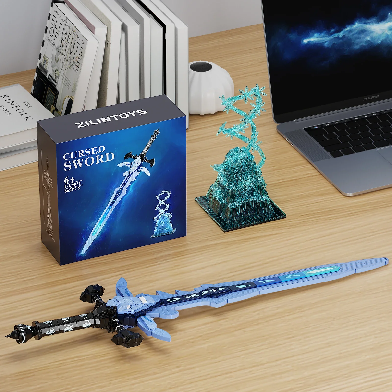 MOC World Warcrafts идеи для игр модель Longsword набор строительных блоков сборки сделай сам