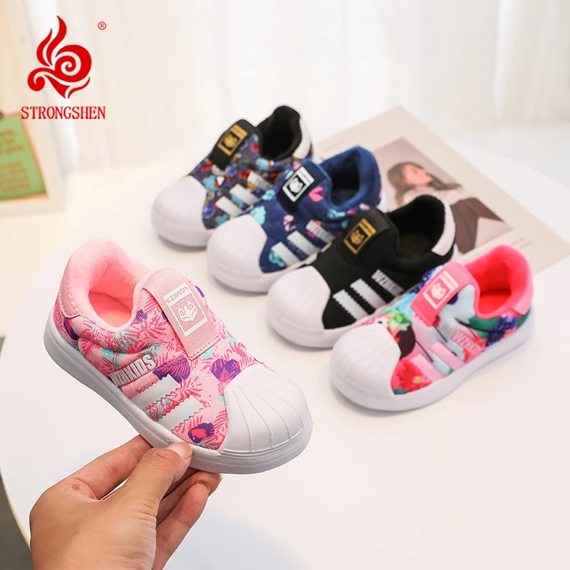 

STRONGSHEN Kids Sneakers Winter Warm Girls Shoes Fashion Boys Casual Children Sport Running Shoes Tenis Chaussures Pour Enfants