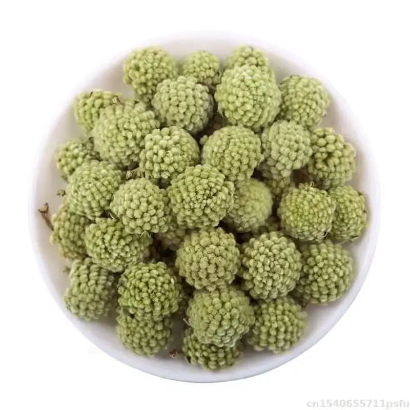 

High Quality 100% Natural Green Luo Hua Balls Dried Flower For Soap Wedding Candle Decorative Mix Flower Material Making