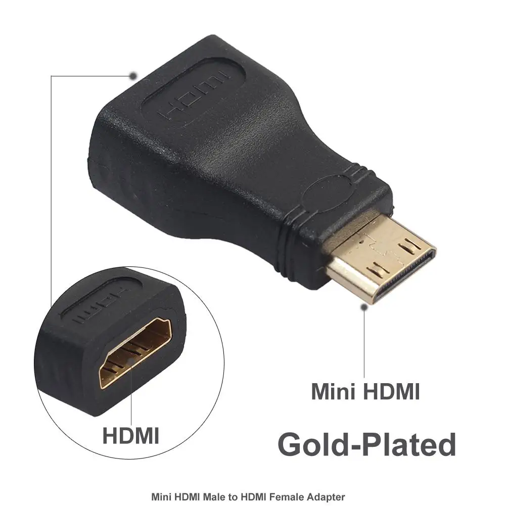 Адаптер Mini-HDMI-совместимый штекер-штекер + Кабель Micro USB-USB штекер-разъем GPIO Pins для