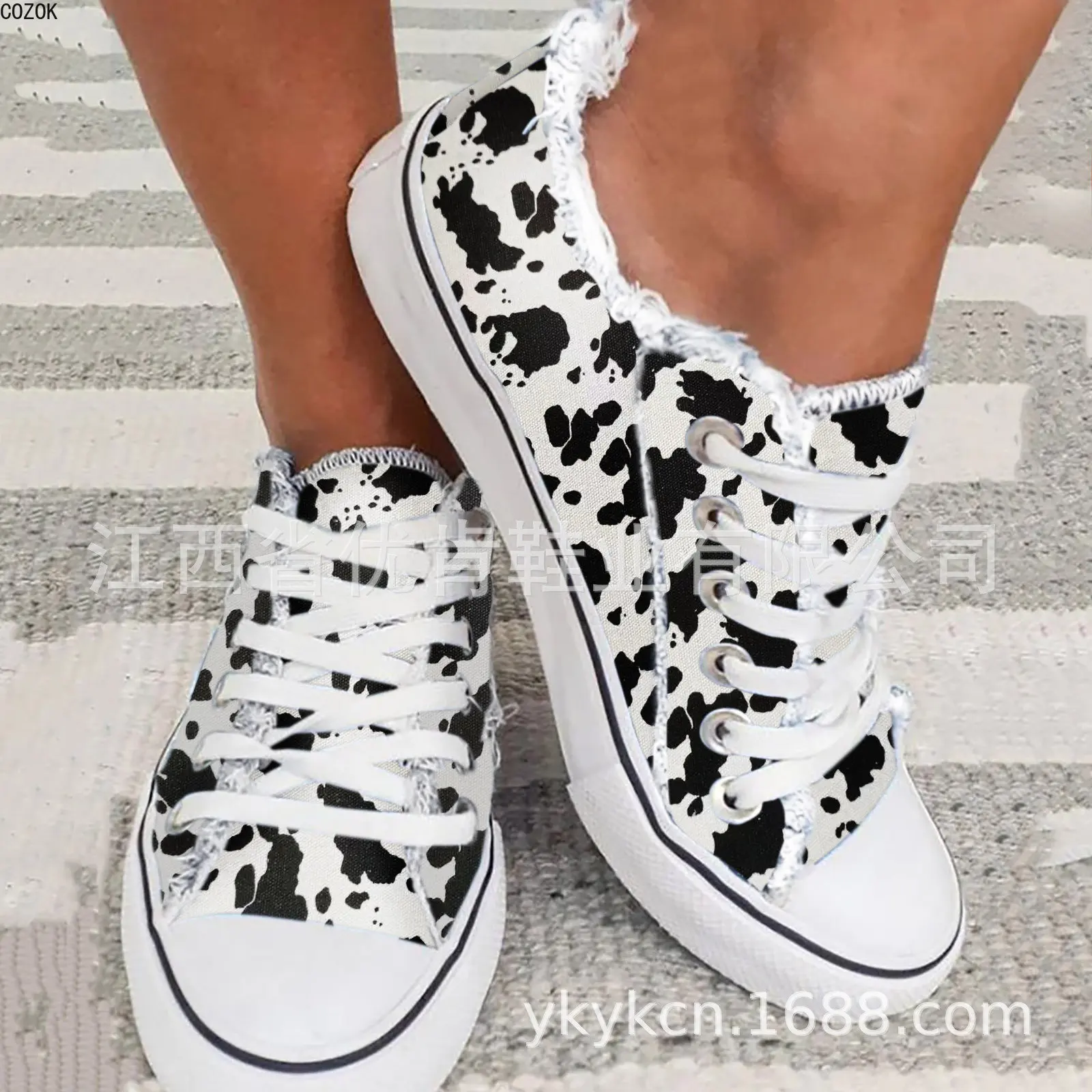 3D Printing Lover Love Pattern Flat Bottom Canvas Women's Large Size Foreign Trade Casual Sports Skate Shoes