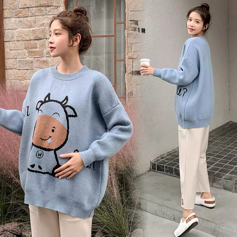 

Maternity Pregnant Baby Loading 2022 Funny Women T Shirt Girl Shirt New Mom green Big Size Clothes