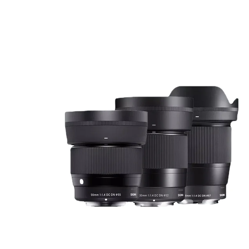 

Sigma 16MM F1.4 / 30MM F1.4 / 56MM F1.4 DC DN Three Musketeers Micro Single Camera Lens For Fujifilm Sony Canon
