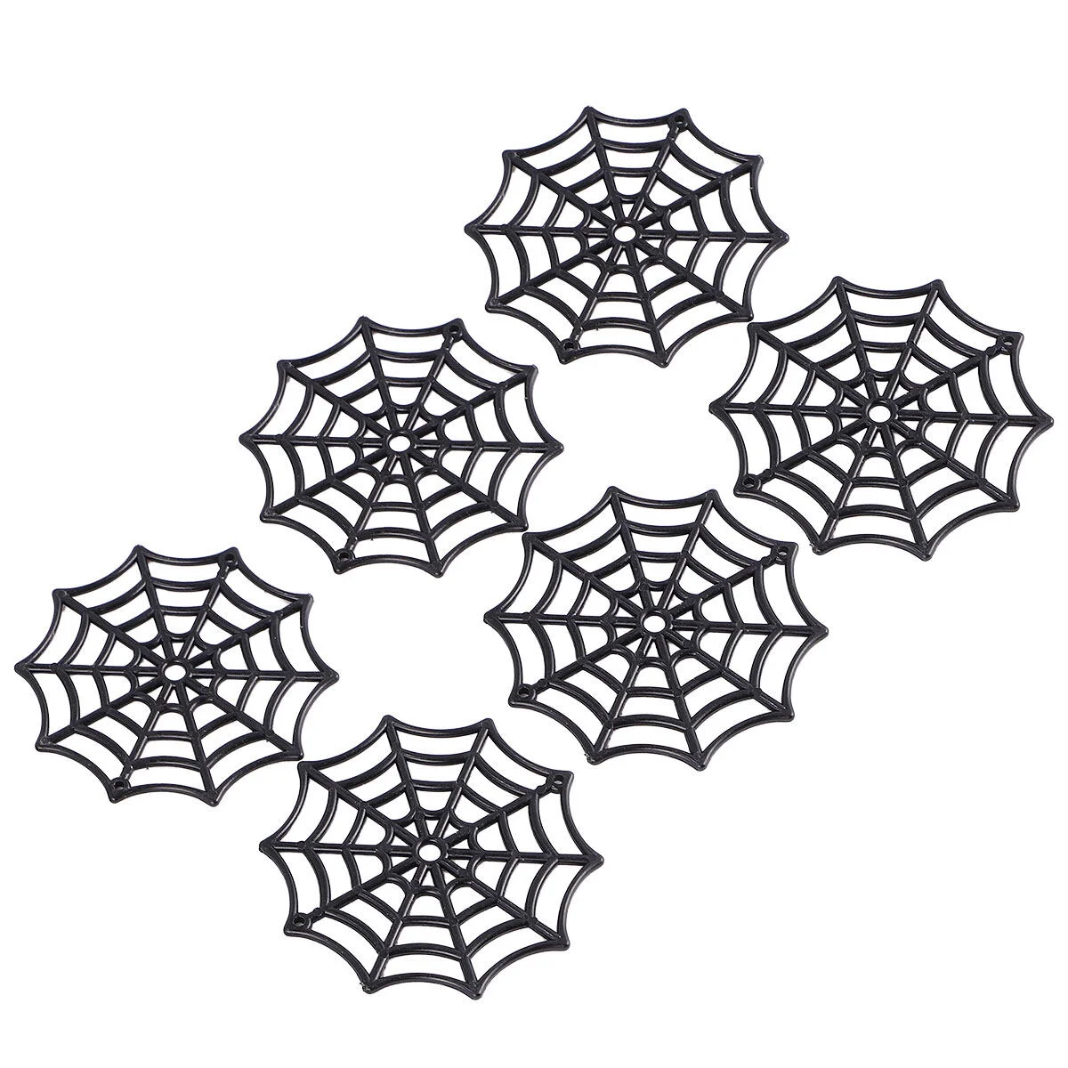 

50Pcs Spider Web Coasters Black Spider Web Coasters Spider Web Cup Mat Spider Web Coaster Web Cup Coaster Spider Web Bar